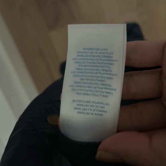 Ralph Lauren baby boy quilted snowsuit Hooded Barn Bunting navy blue - 6 months - Picture 5 of 7